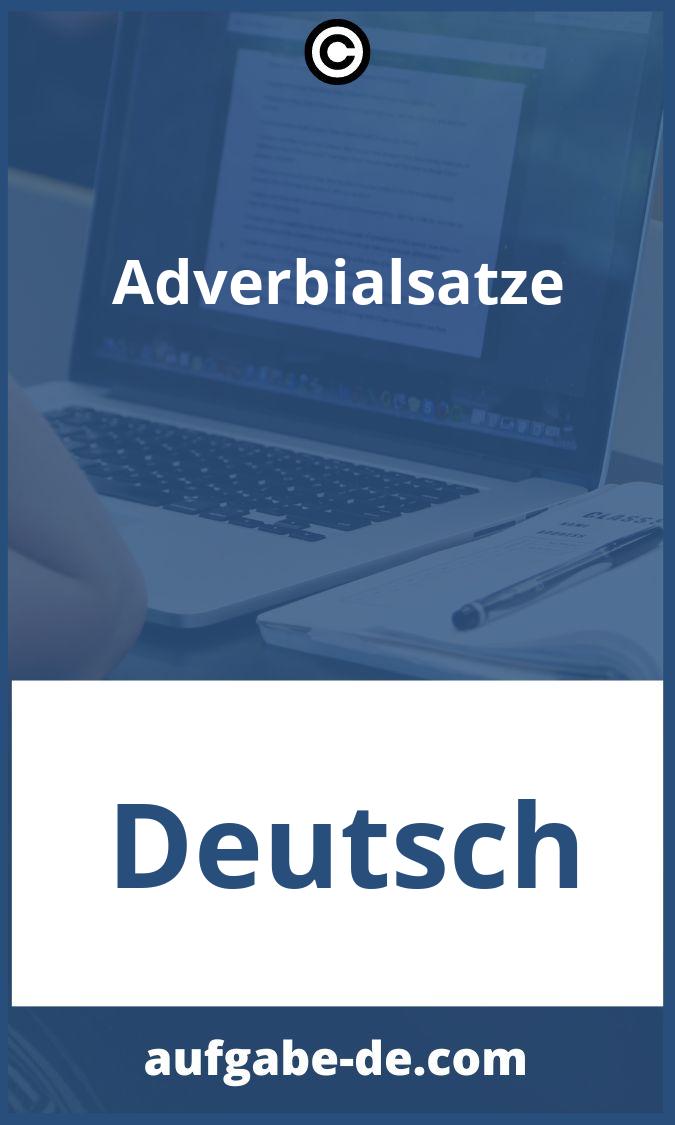 Adverbialsätze Aufgaben PDF