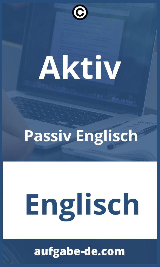 Aktiv Passiv Englisch Aufgaben PDF