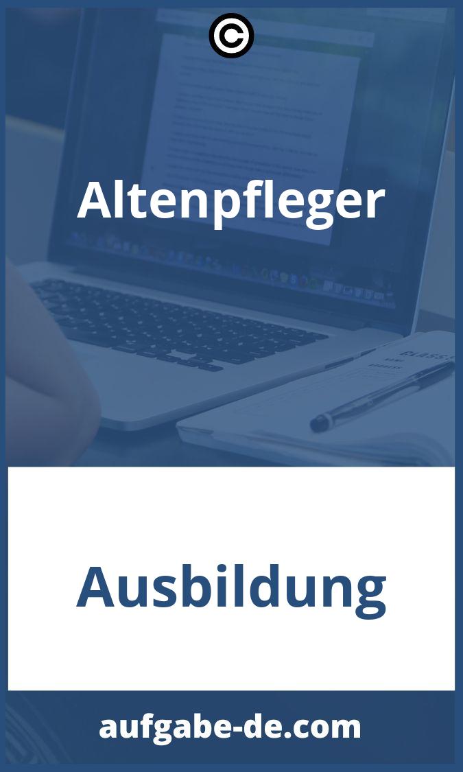 Altenpfleger Aufgaben PDF