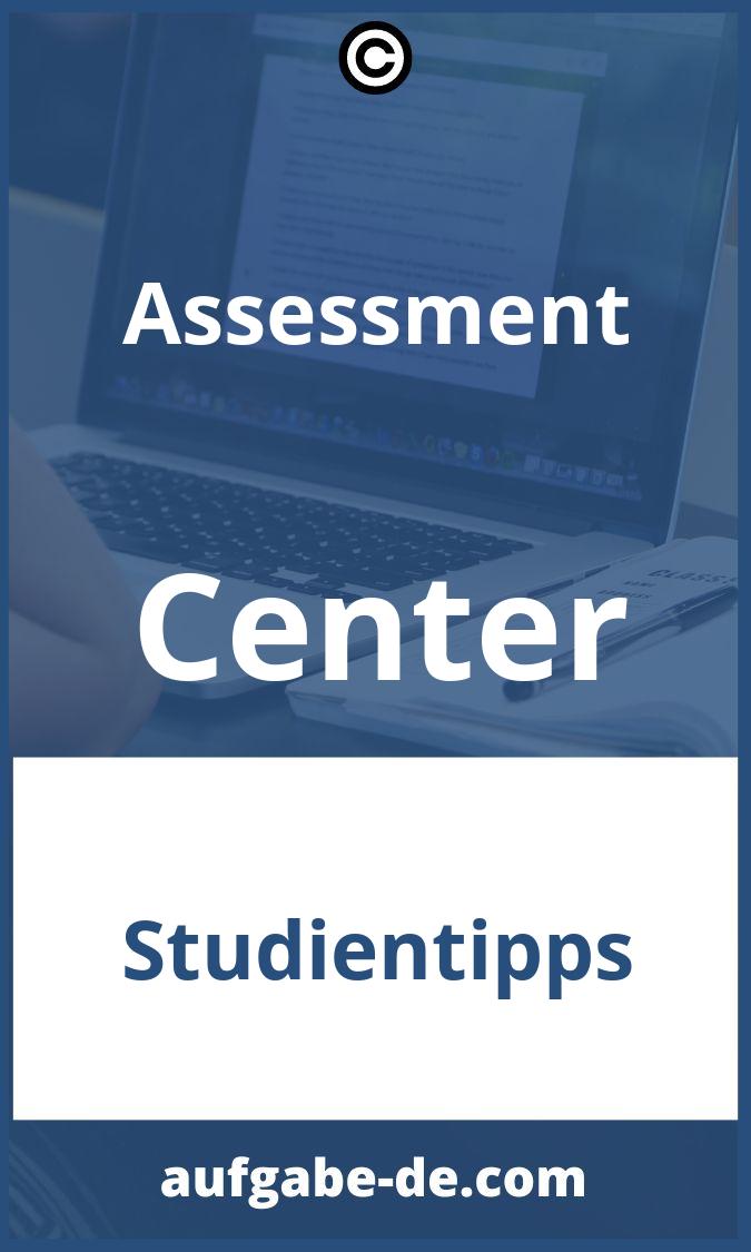 Assessment Center Aufgaben PDF