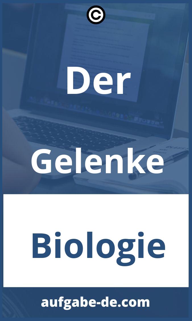 Der Gelenke Aufgaben PDF