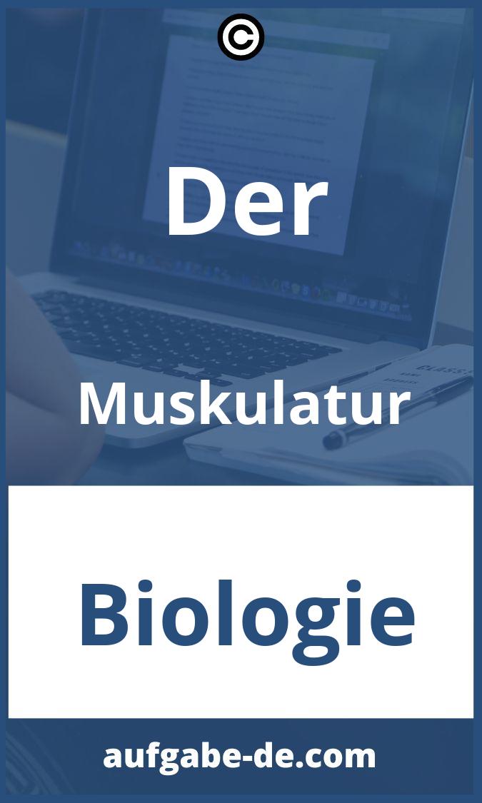 Der Muskulatur Aufgaben PDF