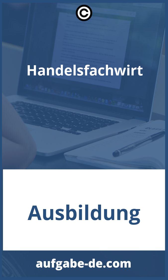 Handelsfachwirt Aufgaben PDF