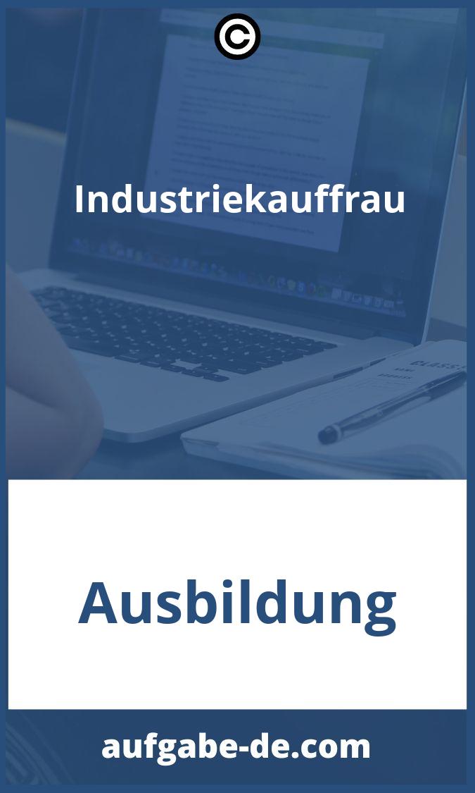 Industriekauffrau Aufgaben PDF