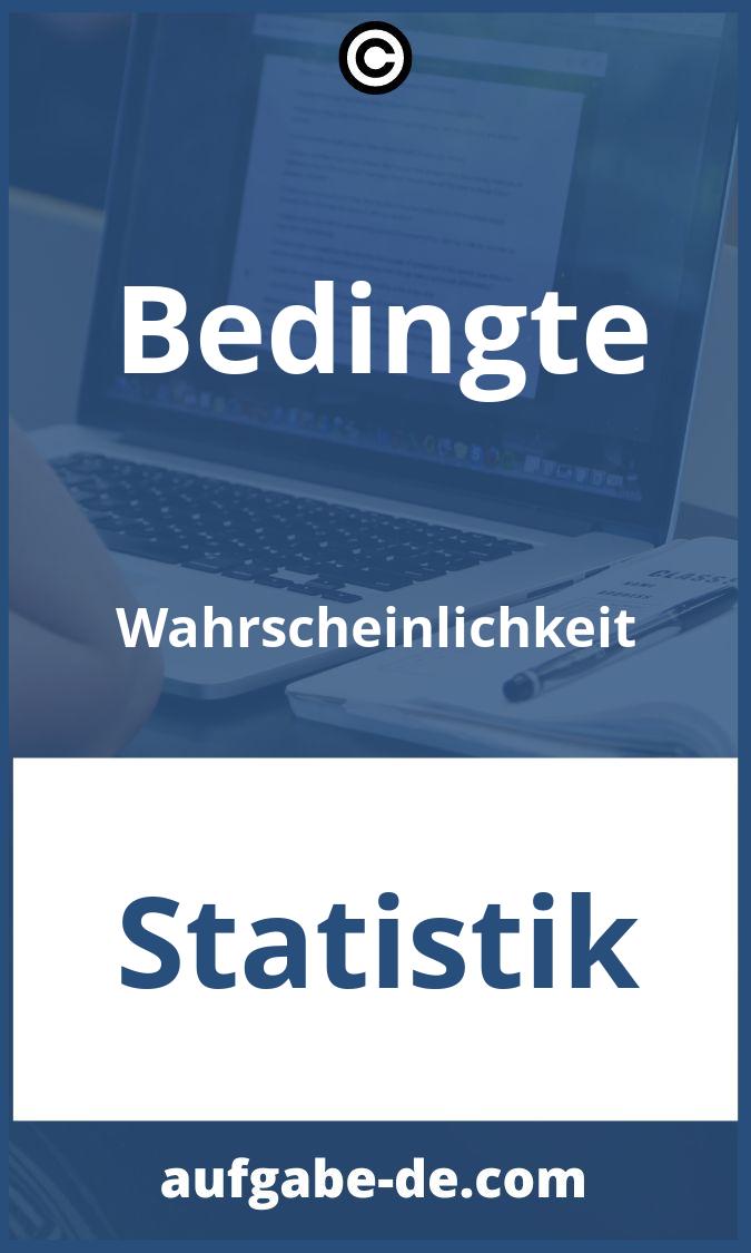 Bedingte Wahrscheinlichkeit Aufgaben PDF