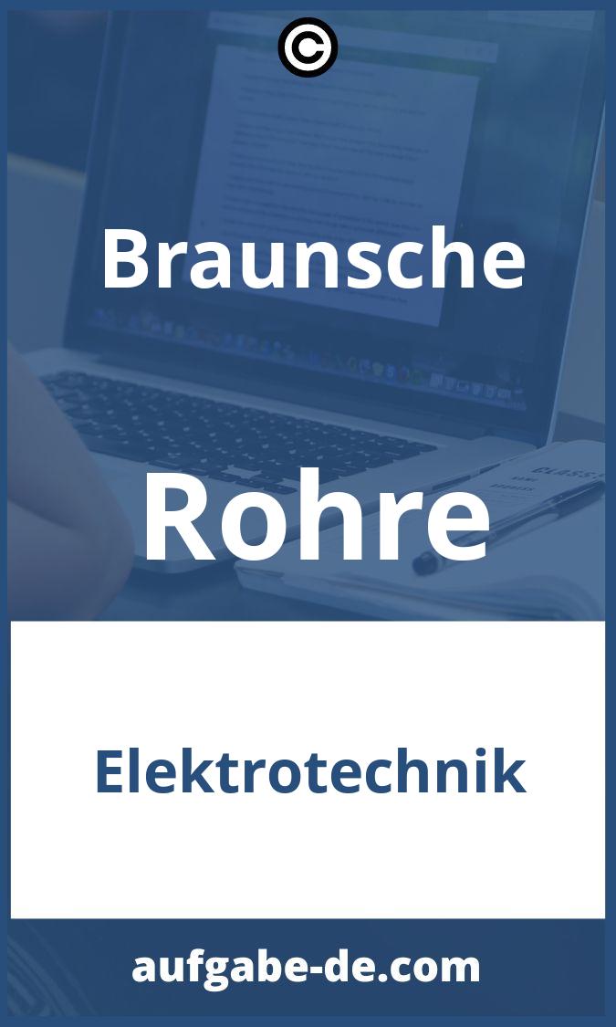 Braunsche Röhre Aufgaben PDF