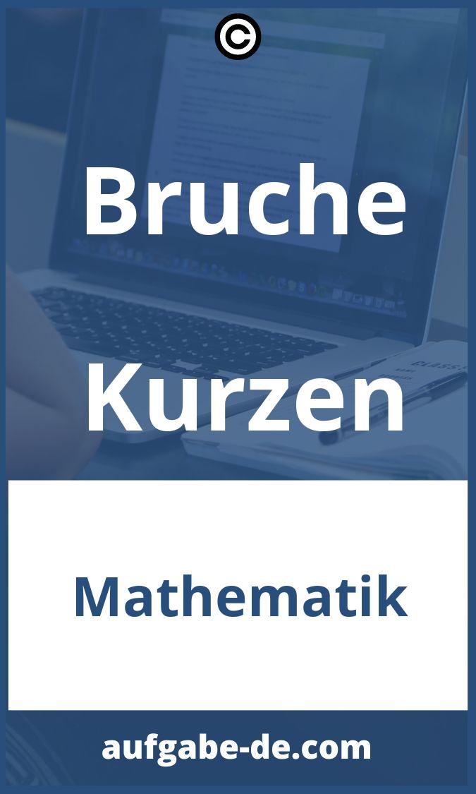 Brüche Kürzen Aufgaben PDF