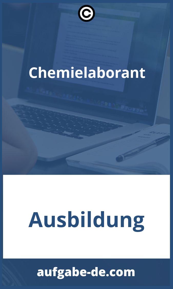 Chemielaborant Aufgaben PDF