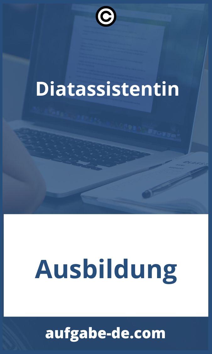 Diätassistentin Aufgaben PDF