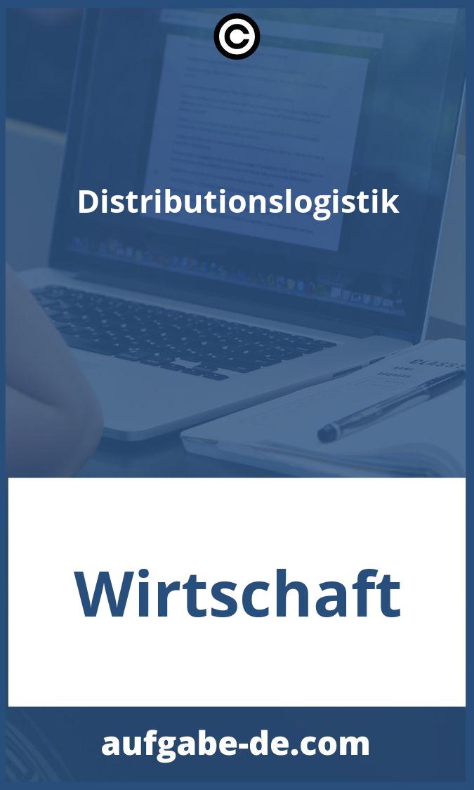 Distributionslogistik Aufgaben PDF