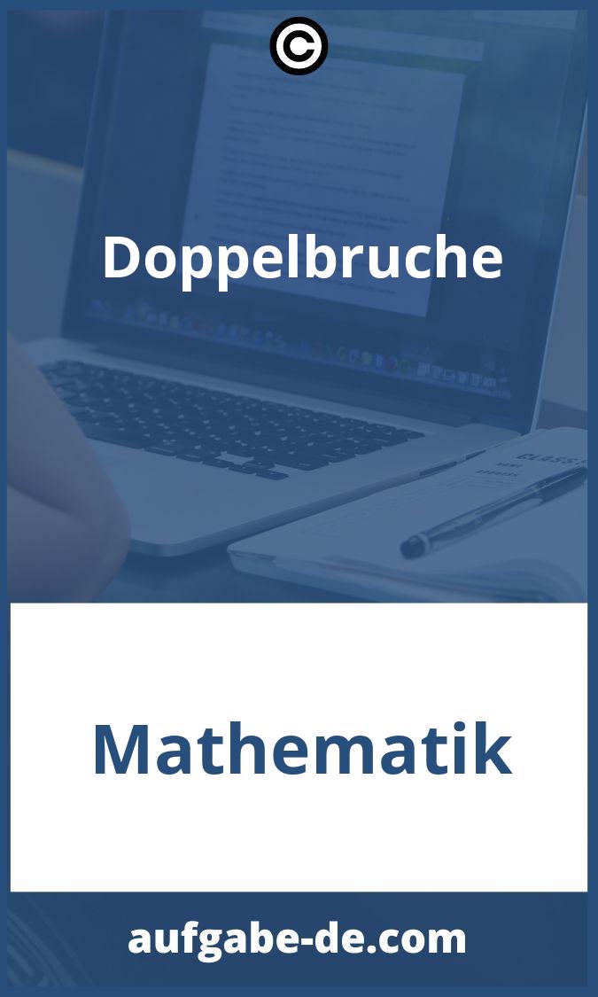 Doppelbrüche Aufgaben PDF