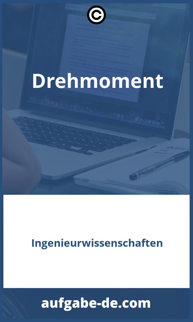 Drehmoment Aufgaben PDF