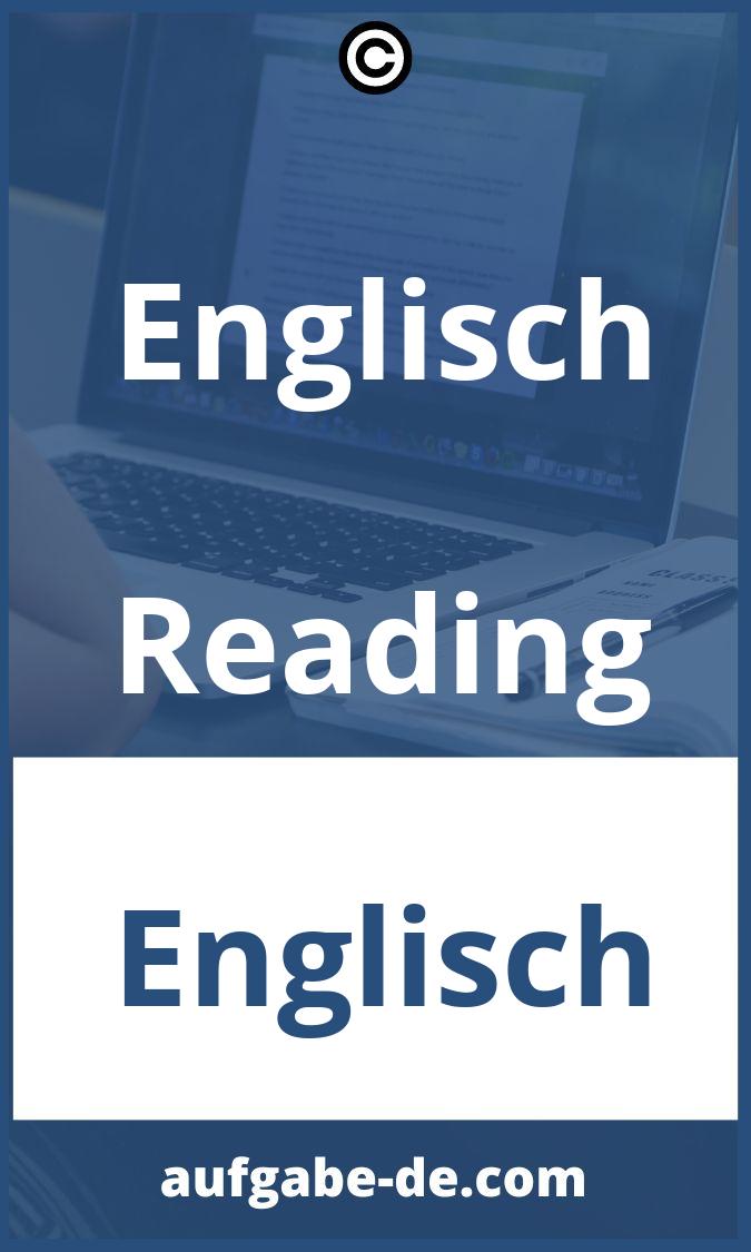 Englisch Reading Aufgaben PDF