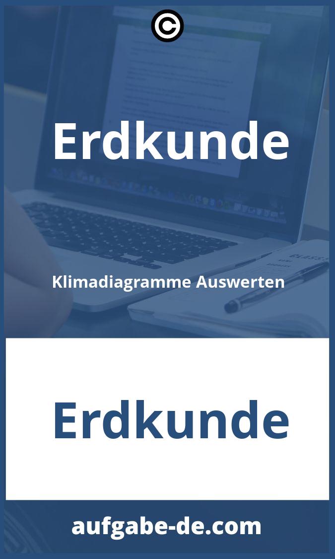 Erdkunde Klimadiagramme Auswerten Aufgaben PDF