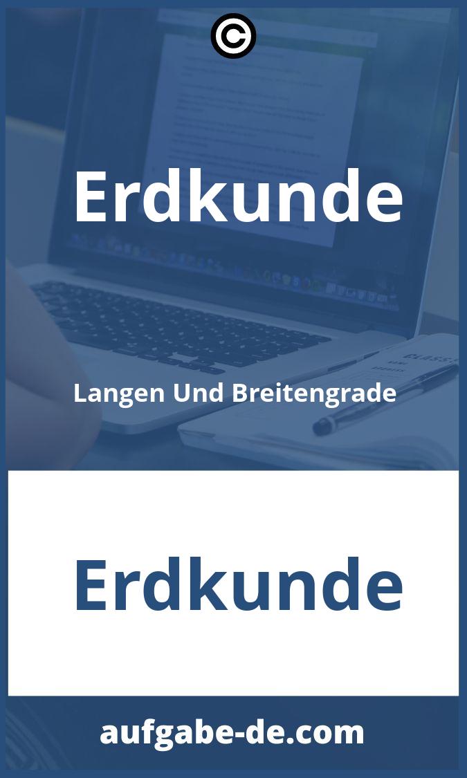 Erdkunde Längen Und Breitengrade Aufgaben PDF