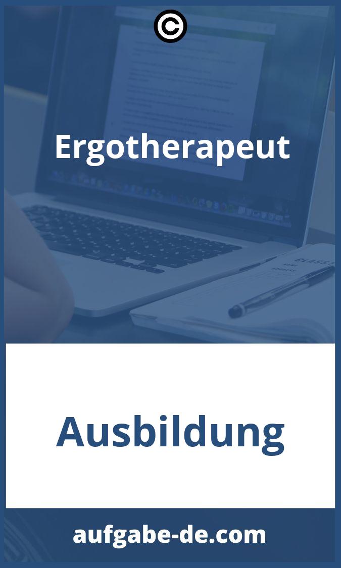 Ergotherapeut Aufgaben PDF