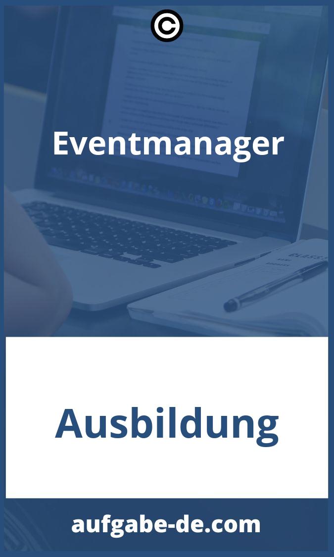 Eventmanager Aufgaben PDF