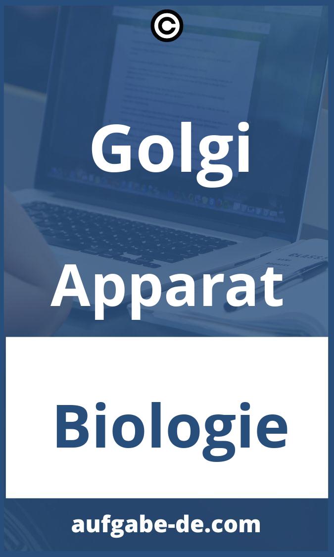 Golgi Apparat Aufgaben PDF