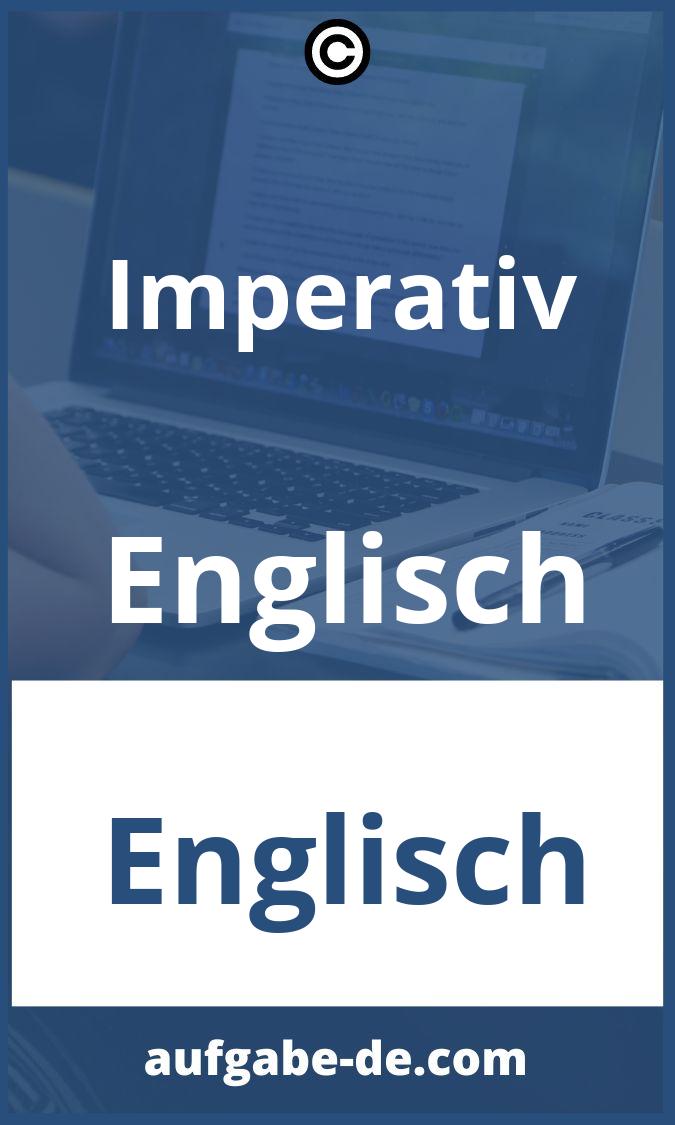 Imperativ Englisch Aufgaben PDF