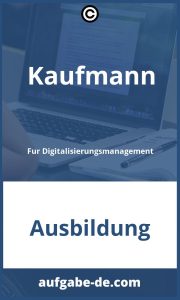 Kaufmann für Digitalisierungsmanagement: Was sind die Aufgaben?