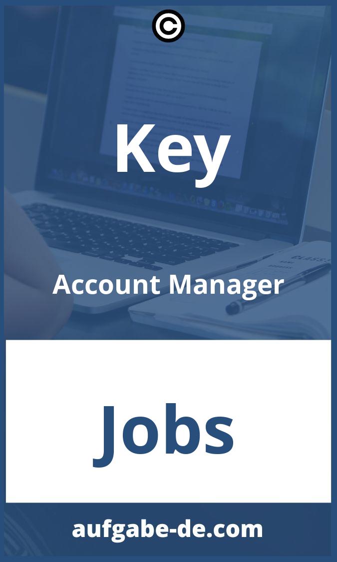 Key Account Manager Aufgaben PDF