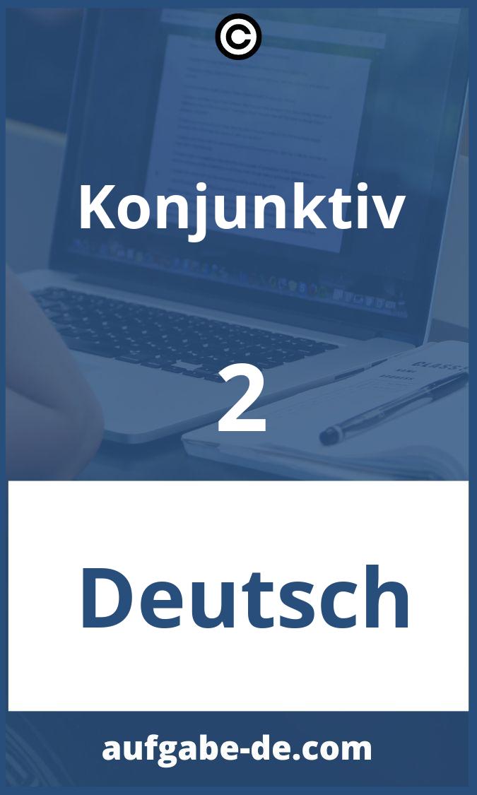 Konjunktiv 2 Aufgaben PDF