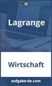 Lösungen zu Lagrange-Aufgaben – Eine Einführung in die Theorie und Anleitung zur Lösung