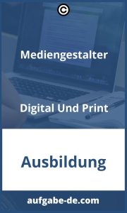 Mediengestalter Digital und Print: Was sind die Aufgaben?