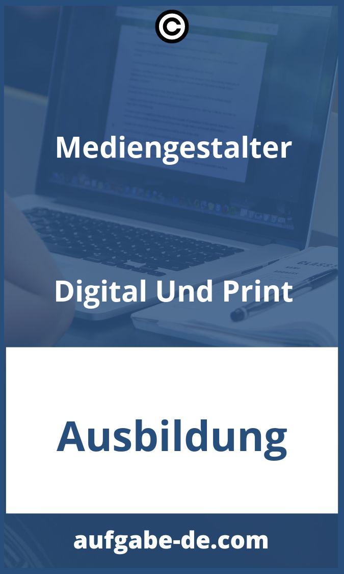 Mediengestalter Digital Und Print Aufgaben PDF