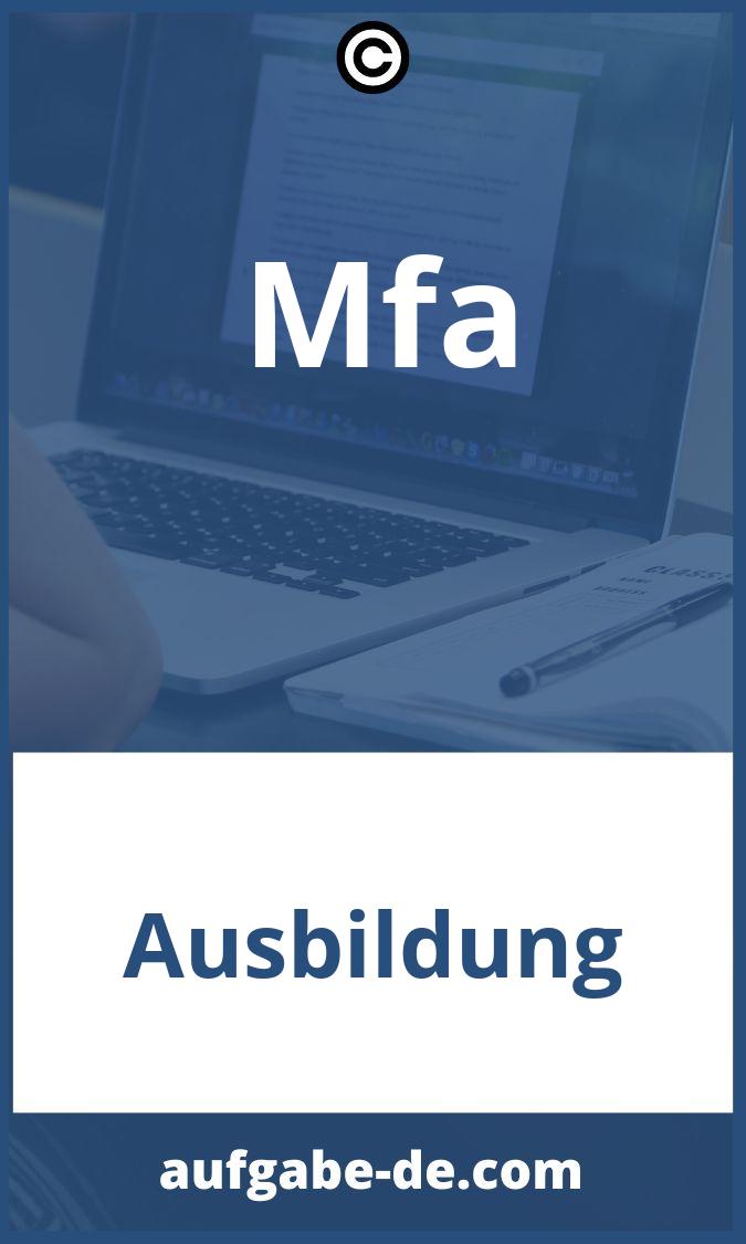 Mfa Aufgaben PDF