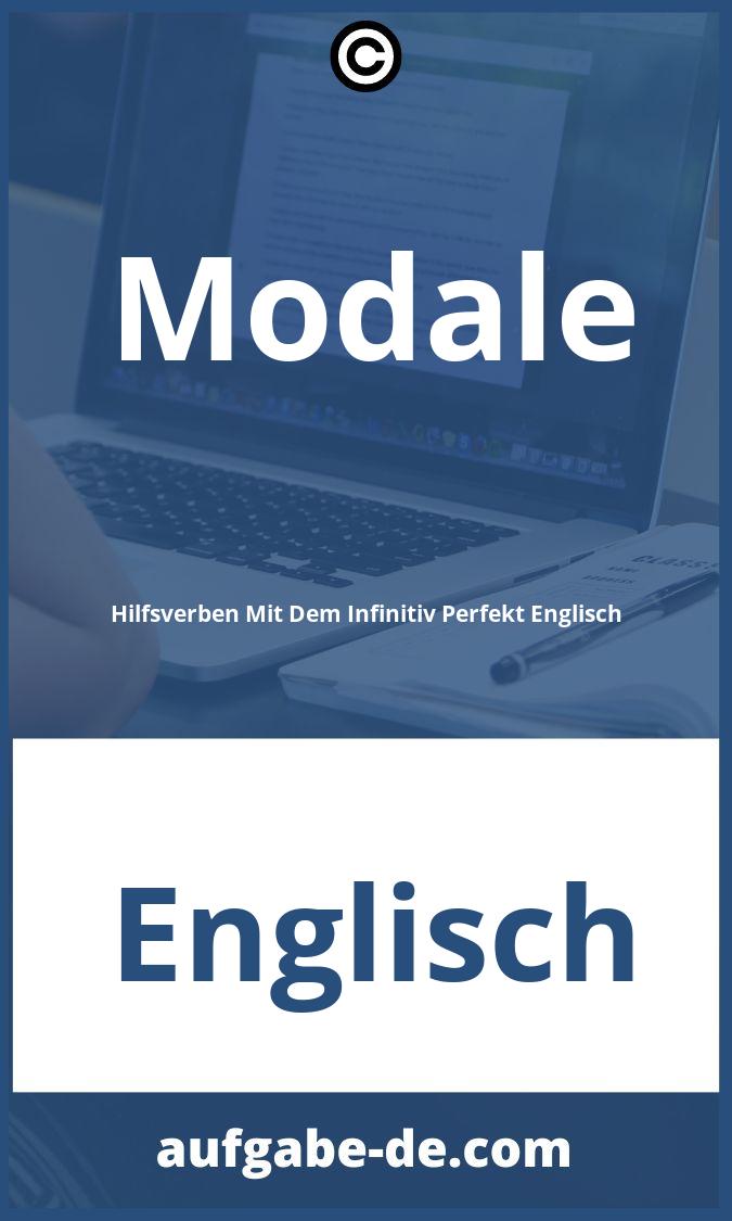 Modale Hilfsverben Mit Dem Infinitiv Perfekt Englisch Aufgaben PDF