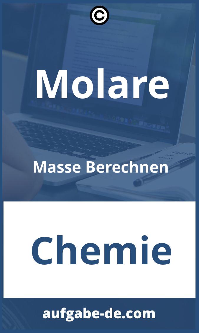 Molare Masse Berechnen Aufgaben PDF