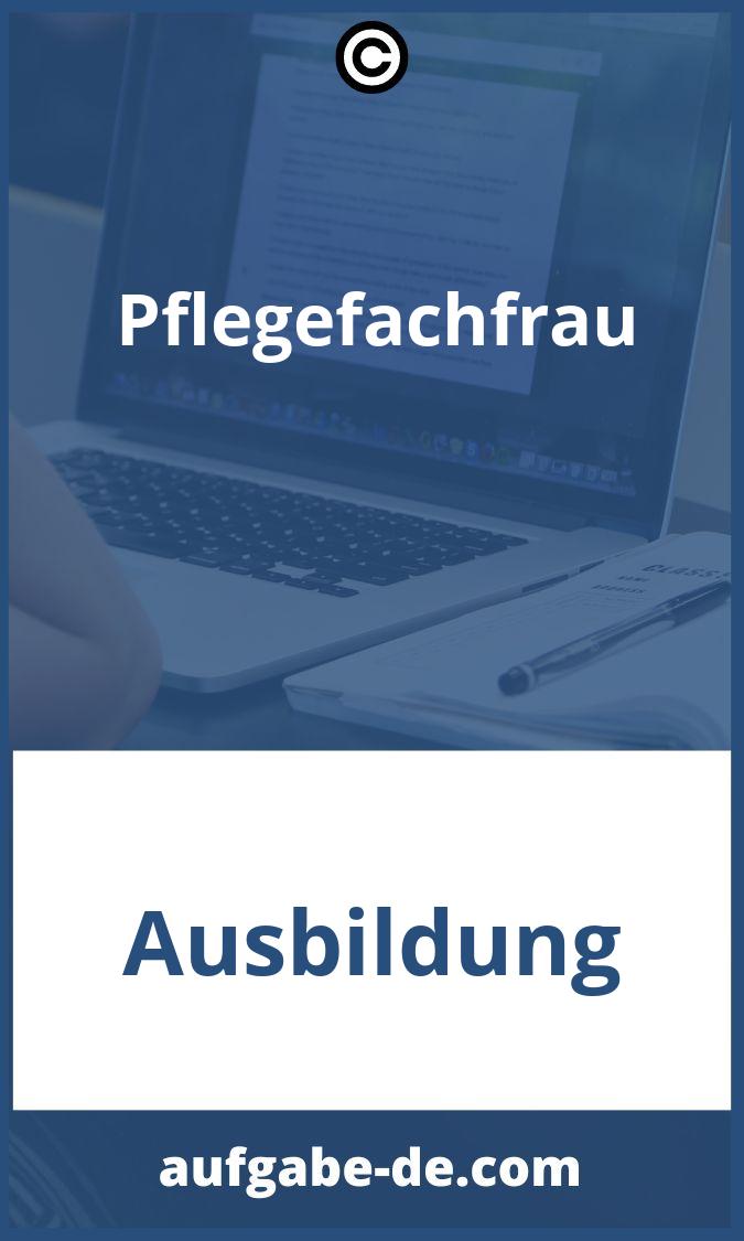 Pflegefachfrau Aufgaben PDF