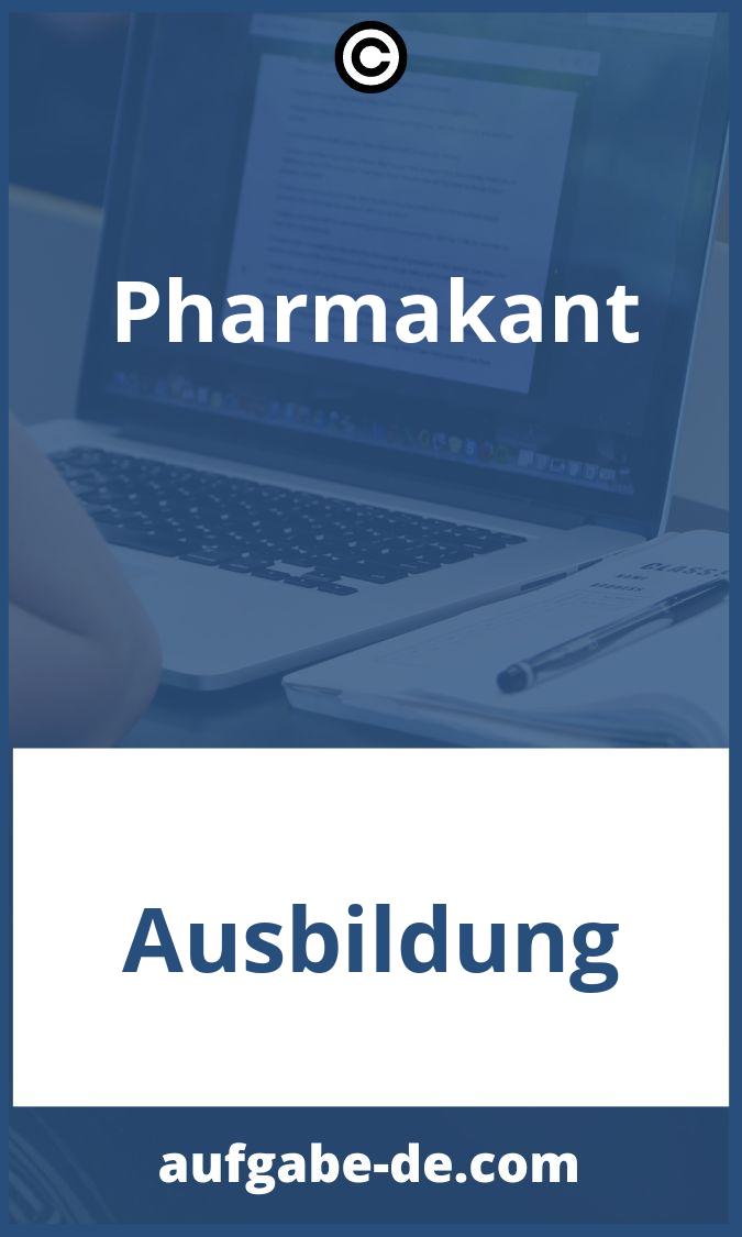 Pharmakant Aufgaben PDF