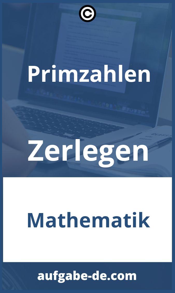 Primzahlen Zerlegen Aufgaben PDF