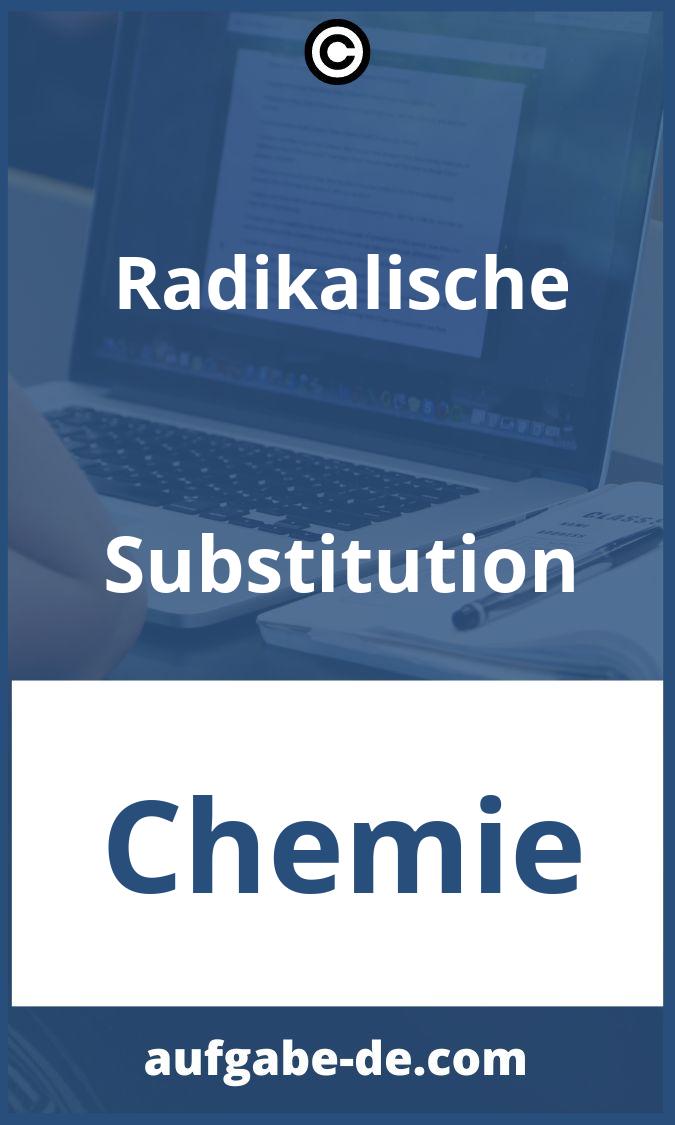 Radikalische Substitution Aufgaben PDF