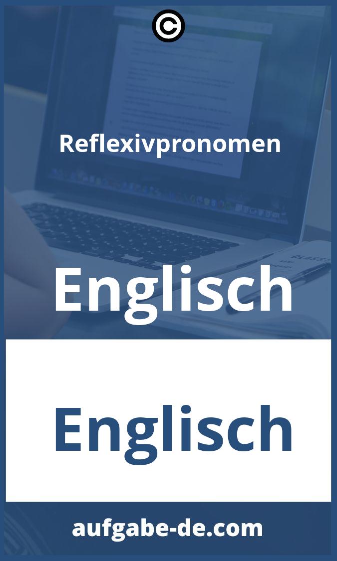 Reflexivpronomen Englisch Aufgaben PDF