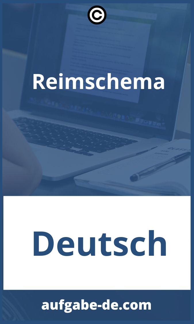 Reimschema Aufgaben PDF