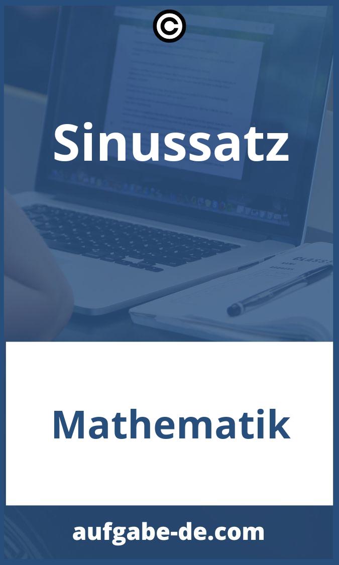 Sinussatz Aufgaben PDF