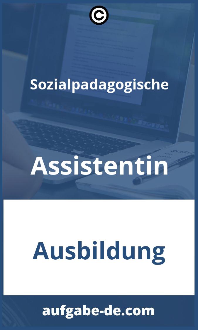 Sozialpädagogische Assistentin Aufgaben PDF