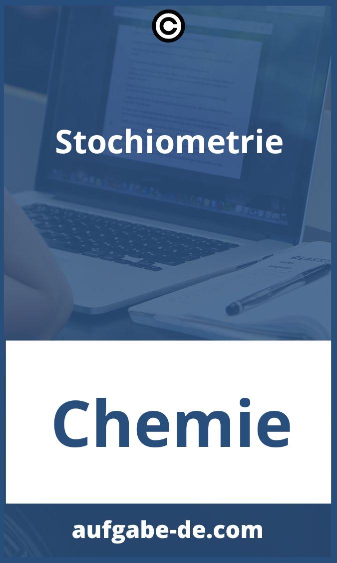 Stöchiometrie Aufgaben PDF