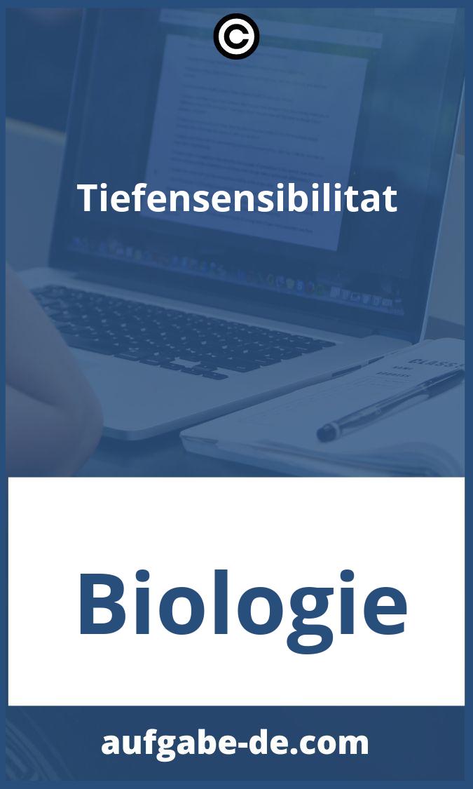 Tiefensensibilität Aufgaben PDF