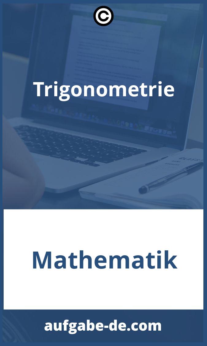 Trigonometrie Aufgaben PDF