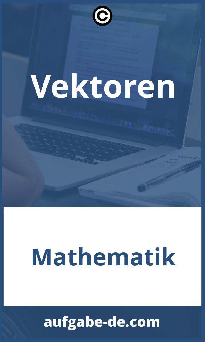 Vektoren Aufgaben PDF