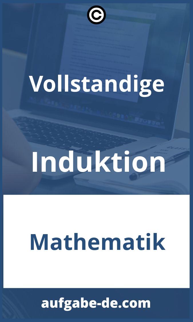 Vollständige Induktion Aufgaben PDF