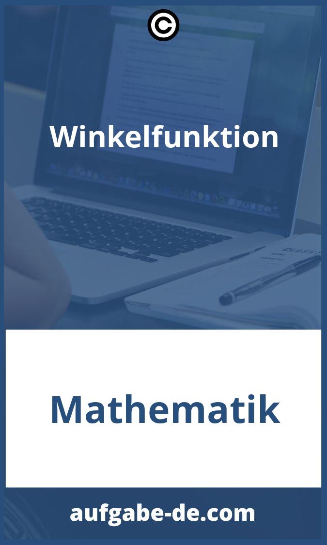 Winkelfunktion Aufgaben PDF