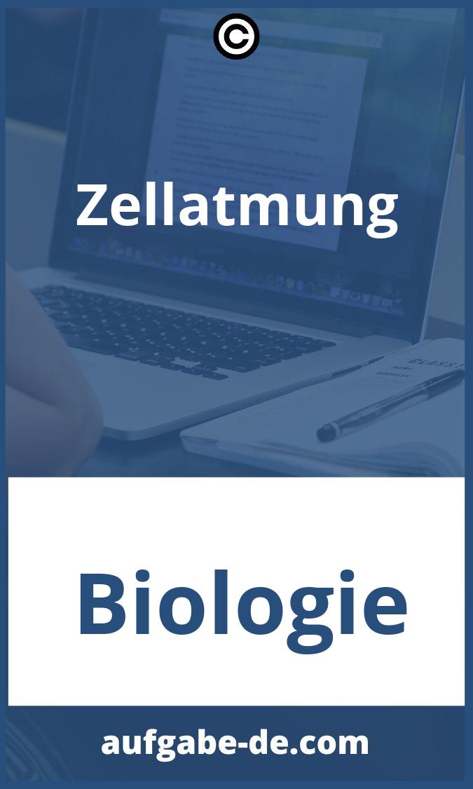 Zellatmung Aufgaben PDF