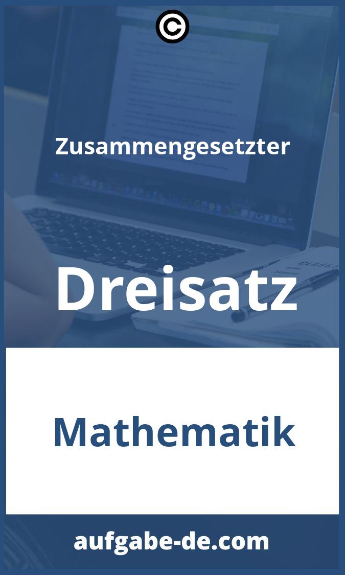 Zusammengesetzter Dreisatz Aufgaben PDF